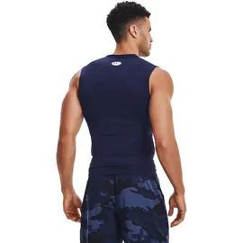 Under Armour HeatGear Armour Kompressions-Tank-Top Herren 410 midnight navy/white XL