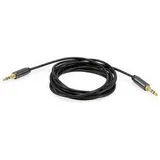 Equip Audio-Kabel 3,5mm-Stecker / 3,5mm-Stecker 2,5m blau/schwarz (147083)