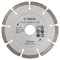 Bosch Home and Garden Diamanttrennscheibe für Baumaterial, 125 mm,