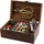 flytreal MissLytton Nähset Box Korb, Holz Hand Home Nähen Werkzeug Kit, Anfänger Universal Nähen Kit Zubehör für Frauen, Männer, Erwachsene, Mädchen, Kinder (Retro Löwenzahn)