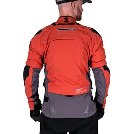 leatt adventure Adventure Rally 5.5 Textiljacke Orange/Grau/Schwarz 3XL