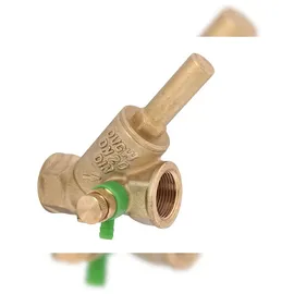 Schlösser Armaturen Schlösser Rückflussverhinderer mit Entleerung Dvgw Typ 1325 - Schrägsitz - messing 1/2"