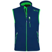 TROLLKIDS Trollfjord Weste - Navy / Light Green -