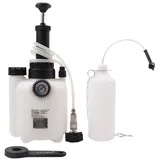 CCLIFE ISINEVER 3L Bremsenentlüftungsgerät Auto Bremsenentlüfter Set Bremsflüssigkeitswechselgerät mit 1 Liter Absaugbehälter E20 Adapter