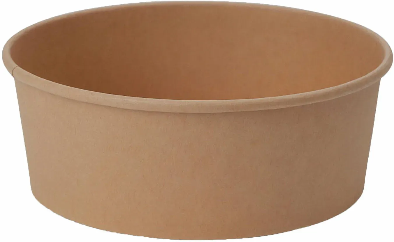 Salatschalen 1300ml aus Kraftpapier braun FSCR, 50 Stk.