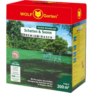 WOLF-Garten LP-200 Saatgut Premium-Rasen, 4.00kg