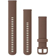 Garmin Armband (20 mm, Silikon), Uhrenarmband, Braun