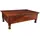 Massivmoebel24 Couchtisch Akazie Braun 120 x 75 x 40 cm
