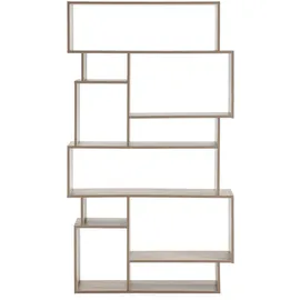 VS Venta-stock Bücherregal 96 x 168 x 25 cm Eichenfarbe