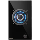 Gaskochfeld 30 cm 1 flammig Brenner 3400 W Gas Cooker Hob Kochplatte schwarz