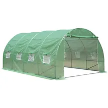 Zelsius Foliengewächshaus verzinkt Grün Folie 4 mm 12 m2