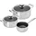 hensslers Topf-Set 5-tlg. Universaltopf Ø 20 cm + Universaltopf Ø 24 cm + Stielkasserolle