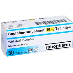 Baclofen-ratiopharm 10 mg Tabletten 50 St