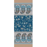 BASSETTI Tischläufer Genova B1 aus 100% Baumwolle in der Farbe Blau, Maße: 50cm x 150cm, 9324140