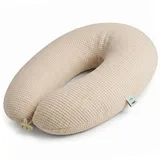 sei Design Stillkissen Mikroperlen Sterne beige