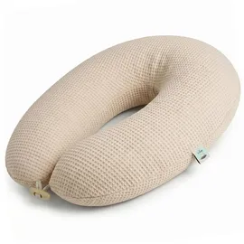 sei Design Stillkissen Mikroperlen Sterne beige