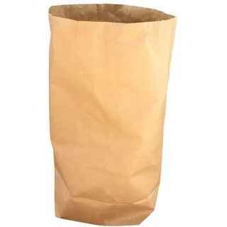 VEPATIM 25 Papiersäcke Papierbeutel kompostierbar 70L | 550x850+200mm 2-lagig stark braun