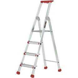 Altrex Nimba Stufenstehleiter einseitig begehbar 4 Stufen