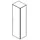 milino Mehrzweckschrank 50 x 195 x 40 cm Grau