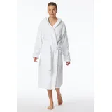 SCHIESSER Damenbademantel »Essentials« mit kuscheliger Kapuze Schiesser 100-weiß