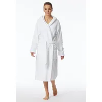 SCHIESSER Damenbademantel »Essentials« mit kuscheliger Kapuze Schiesser 100-weiß