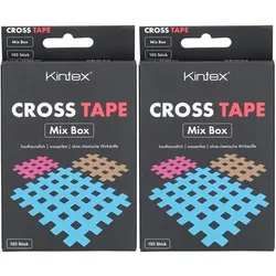 Kintex Cross Tape – Mix Box mit 102 Gitterpflastern für Akupunktur- und Schmerzpunkte
