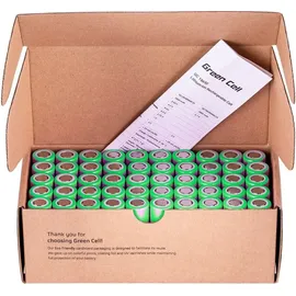 Green Cell GreenCell Akku, 3,7 V, 2900 mAh, Batterien - 50 x 18650, Li-Ion,