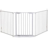 Dreambaby F2022BB Newport 3 Panel Adapta-Gate Türschutzgitter / Kaminschutzgitter (passend 85,5-200cm) weiß