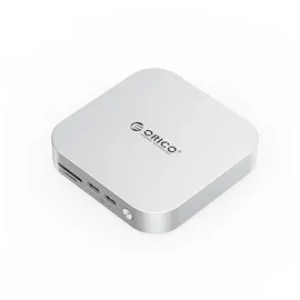 ORICO MiniLink 9-in-1 Dockingstation mit M.2 SSD-Festplatteneinschub – Silber