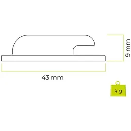 mobile origin Airtag Sticker Mount A2 rot 2 Stück
