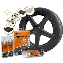 Foliatec Felgen 2K Lack Set, schwarz glänzend [Hersteller-Nr. 2351]