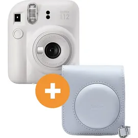 Fujifilm Instax Mini 12 Travel Set clay white