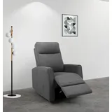 INOSIGN Relaxsessel »KAYLI mit Schaukel-, Dreh und Liegefunktion, Webstoff, Federkern«, Lesesessel, TV-Sessel mit Reclinerfunktion, 360° drehbar, grau