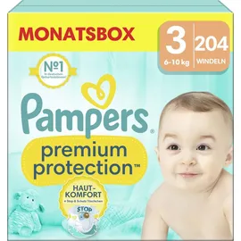 Pampers Premium Protection Gr. 3 (6-10 kg) 204 St.
