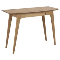 VCM Woodstock Schreibtisch 1 Schublade Natur. - Weiß