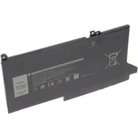 AccuCell Akku passend für Dell Latitude 12 7480, 12 7000, 12 7280, PGFX4, 451-BBZL, 11,4V, 3650mAh