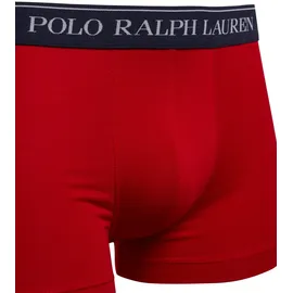 Ralph Lauren Boxershorts unifarben blau/rot/grau S 5er Pack