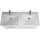 Burgbad Eqio Doppelwaschtisch 123 x 46 cm (SEYT123F2009C0001G0146)