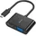 Hama Video-Adapter 2in1 USB-C-Stecker - VGA / HDMI-Buchse] Ultra-HD 4K