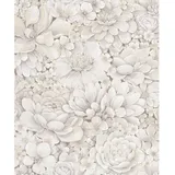 Marburg Vliestapete Botanica 2 53 Floral Grau-Beige FSC®