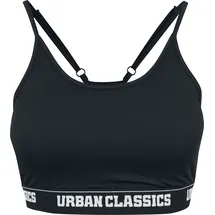 URBAN CLASSICS Sports Bra Schwarz S