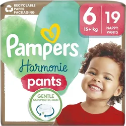 Pampers Harmonie Pants Size 6 Höschenwindeln 15+ kg 19 St.