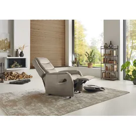 Hukla Relaxsessel HU-RV15038 Wahlweise 1- oder 2-motorische Verstellung inkl. Aufstehhilfe 78 x 108 x 90 cm grau