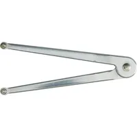 AMF Verstellbarer Stirnlochschlüssel gerade, Edelstahl 4 mm