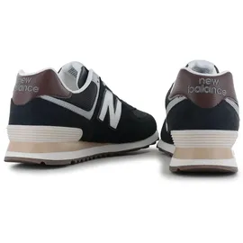 New Balance 574 Herren Black / Brown / Dark Silver Metallic 44,5