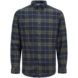 Jack & Jones Hemd Willy Langarmhemd mit Knopfleiste Slim Fit