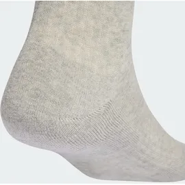 adidas 3er Pack Cushioned Sportswear Crew Socken Grau/Weiß/Schwarz 43-45