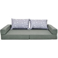 KKA39 Kindersofa Kindermatratze Sitzkissen Spielsofa Minicouch Set + 2 Kissen