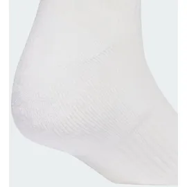 adidas 3-Streifen Essentials Cushioned Crew Socken 6er-Pack Weiß/Schwarz 43-45