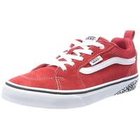 Vans Unisex Kinder Filmore Sneaker, Vans Sidewall Red White, 34 EU